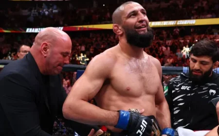 Khamzat Chimaev to Battle Sean Strickland in UFC 328 Main Event