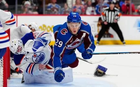 NHL Revokes Game Misconduct for Avalanche Star Nathan MacKinnon