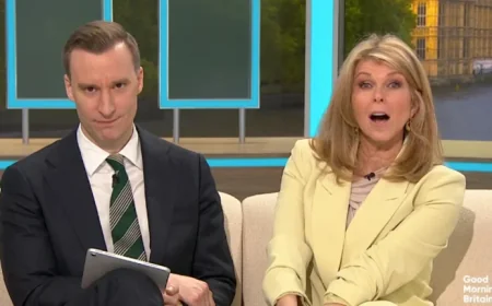 Kate Garraway asks co-star to ‘take over’ as coughing fit interrupts live show
