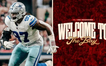 49ers Secure DL Osa Odighizuwa in Trade Deal