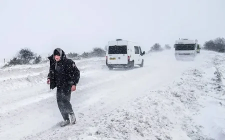 Gale Warning as wintry weather returns to the UK in the latest forecast