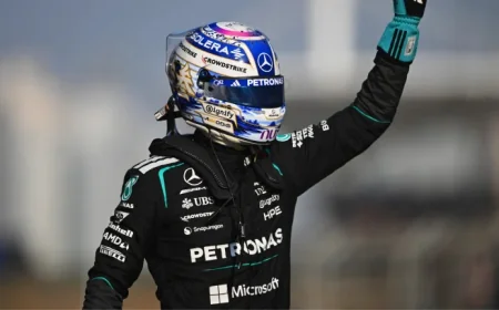 F1 China Sprint Qualifying: Russell pole reveals Mercedes front-row stranglehold