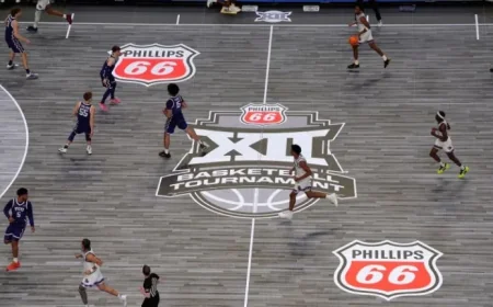 Big 12 Replaces Slippery Glass Floor with Hardwood for Tournament