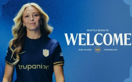 Seattle Reign FC Secures Forward Ruby Hladek with Short-Term Contract
