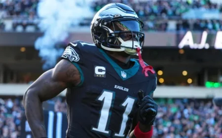 Rams and Broncos Eyeing Eagles’ Receiver A.J. Brown for Trade