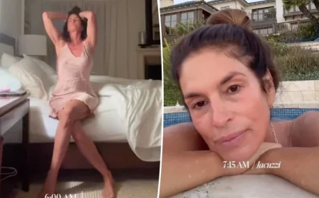 Cindy Crawford’s 2.5-Hour Morning Routine Sparks a Wealth Backlash—and a Surprising Debate About What Wellness Really Buys