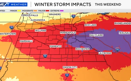 Winter Storm Warning: Major Blizzard Threatens 200 Million — 10 to 20+ Inches Headed for Twin Cities, Wisconsin, and Great Lakes This Weekend