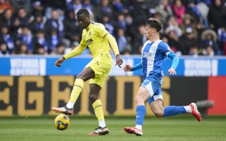Alavés Vs Villarreal — alavés vs villarreal ends 1-1 as Pépé’s stoppage golazo rescues Villarreal