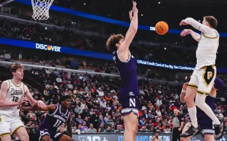 Purdue’s fast start exposes Northwestern’s interior hole as Big Ten quarters loom