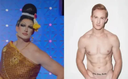 Greg Rutherford revisits his naked Attitude cover shoot on RuPaul’s Drag Race vs The World — a drag debut that turned a magazine memory into a conversation
