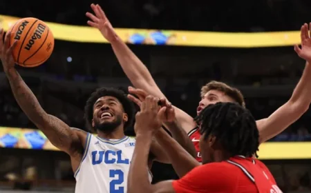 Ucla and Donovan Dent’s messy night that still made Big Ten history