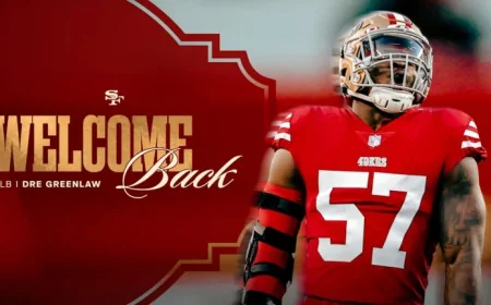 49ers Secure Linebacker Dre Greenlaw with One-Year Contract
