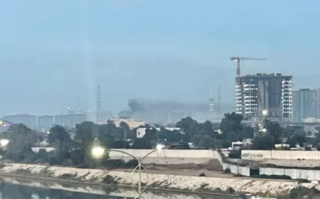 Baghdad’s embassy compound after the missile: smoke, silence, and a city bracing for what comes next