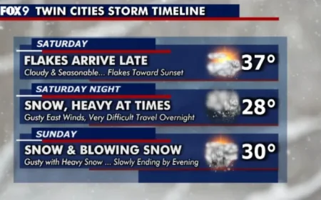 Kare 11 Weather: Heavy Snow And Dangerous Travel Loom For Minnesota This Weekend