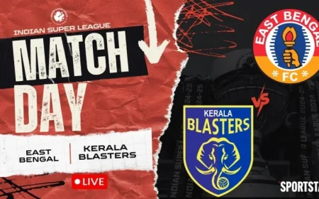 East Bengal Vs Kerala Blasters: Ezzejjari Penalty Keeps Red and Gold Ahead in Second-Half