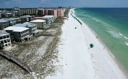 Destin Florida beach restoration begins March 23, bringing sand back after Hurricane Sally