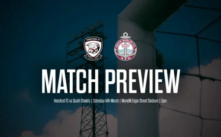Hereford Fc vs South Shields: Can the Bulls Upset a 16-Game Unbeaten Run?