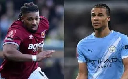 West Ham Vs Man City: Stones and Savinho Omitted as Guardiola Serves Touchline Ban