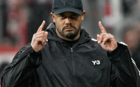 Kompany Reacts to Bayern Munich’s 1-1 Draw Against Leverkusen