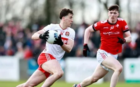 Allianz Football League: Louth halt Derry’s gallop as Niall McDonnell penalty save keeps promotion bid alive
