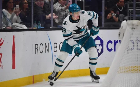 San Jose Sharks Igor Chernyshov Leaves Game After Head Impact, Had Been Recalled Earlier