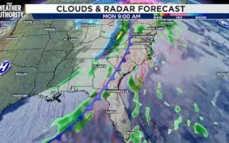Weather Orlando: Cold Front Triggers Storm Risk Sunday and Monday, Cooler Air Next Week
