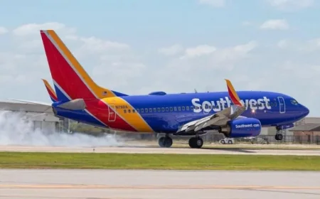Southwest Airlines Halts Service at Two Major US Airports