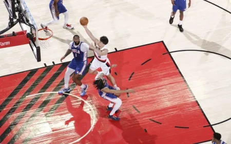 Trail Blazers Vs 76ers as the road trip opens in Philadelphia