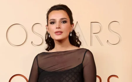 Bella Thorne’s Sheer Oscars Moment: A Naked Dress, Piercing and a Provocative Red-Carpet Statement