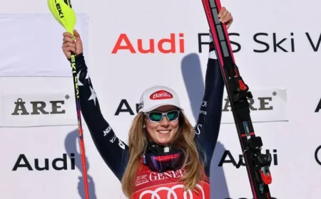 Mikaela Shiffrin Clinches Record 8th World Cup Slalom Title This Season