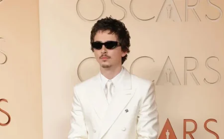 Timothée Chalamet Wows in Y2K Boy Band Style at 2026 Oscars