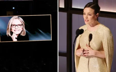 Diane Keaton Celebrated in Oscars In Memoriam Tribute