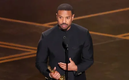 Michael B. Jordan Secures Best Actor Oscar for “Sinners”