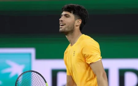 Carlos Alcaraz’s Performance Disappoints Dua Lipa at Indian Wells Tennis Event