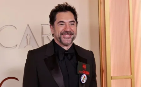 Javier Bardem Advocates for Peace and Free Palestine at Oscars Stage