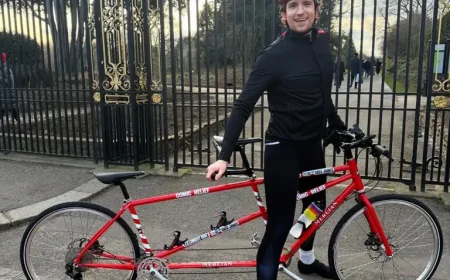 Greg James Comic Relief: Radio 1 presenter cycles into York and stops in Somerset on 1,000km tandem challenge