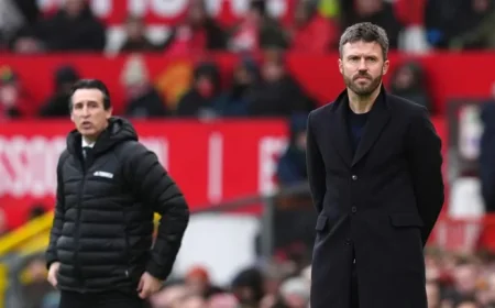 Michael Carrick Discusses Casemiro, Fernandes After Manchester United’s Victory Over Aston Villa