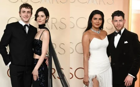 Gracie Abrams and Paul Mescal at the 2026 Oscars: A Quiet Conversation in Black