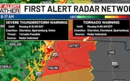 Tornado Spartanburg Sc as Monday Morning Warnings Expand Across the Carolinas