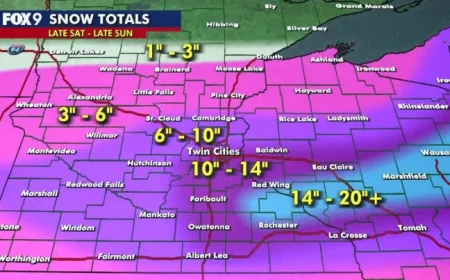 How Much Snow Did Minneapolis Get as the March 14-15 Winter Storm Hit Minnesota