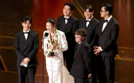 “KPop Demon Hunters’ ‘Golden’ Triumphs at Oscars, Speech Halted”