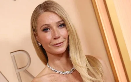 Gwyneth Paltrow Oscars 2026: Tiffany Blue Book ‘Hidden Garden’ Necklace Debut