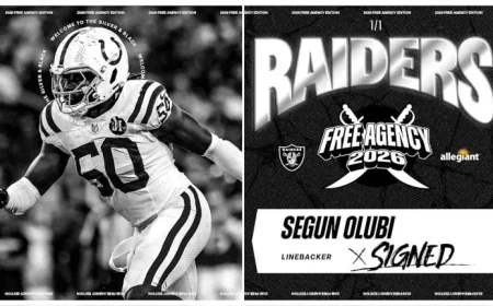Segun Olubi signing: 5 numbers that explain why the Raiders targeted the special-teams standout