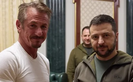 Sean Penn Bypasses Oscars for Meeting with President Zelenskyy in Ukraine