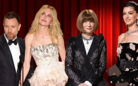 Ewan Mcgregor and Nicole Kidman’s Cozy Oscars Reunion as Moulin Rouge 25th Anniversary Nears