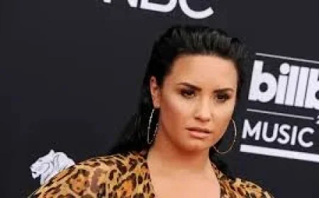 Demi Lovato’s Fully Sheer Micro Minidress Dazzles on Stage During Show