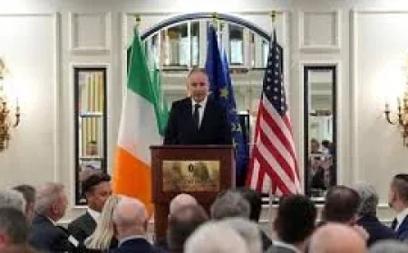 Micheál Martin prepares for White House meeting as St Patrick’s Day events unfold