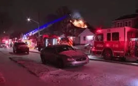Explosion In Cleveland: Firefighter Injured, Family Displaced After Early-Morning Kamm’s Corners House Fire
