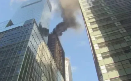 Midtown Fire raises parade-day safety questions as smoke pours from a high-rise roof