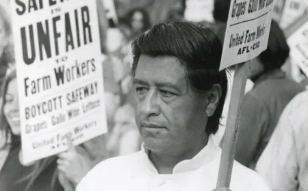 Cesar Chavez celebrations halted as unions and foundations confront ‘troubling’ allegations